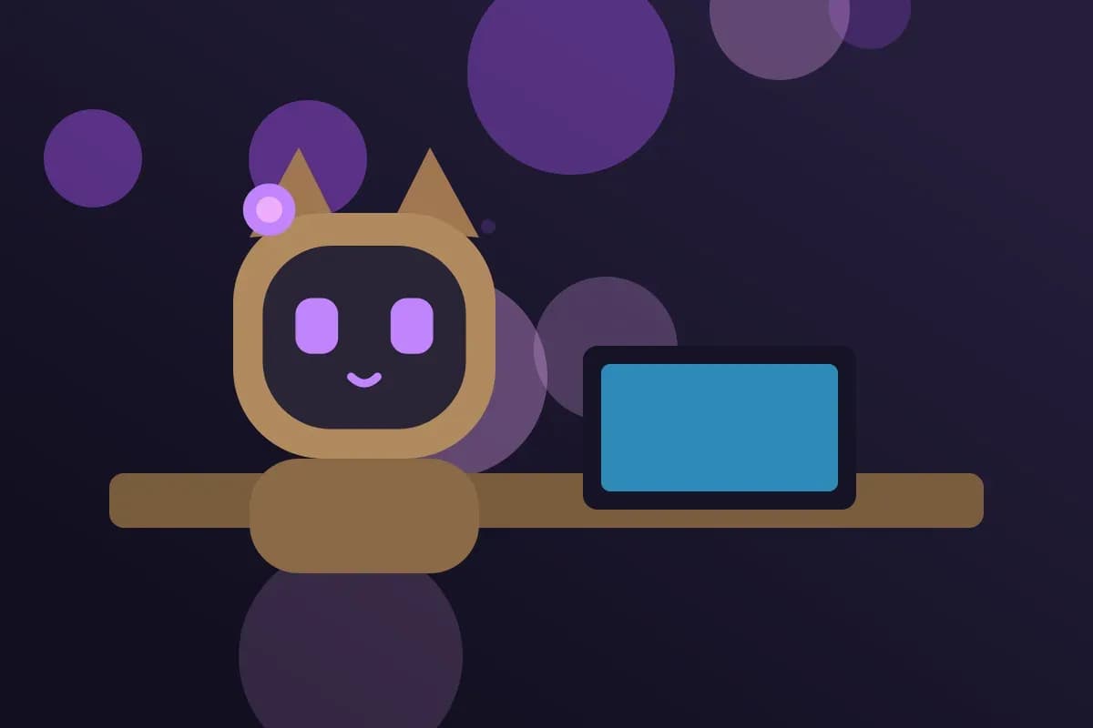 Mascotte Neocra au travail